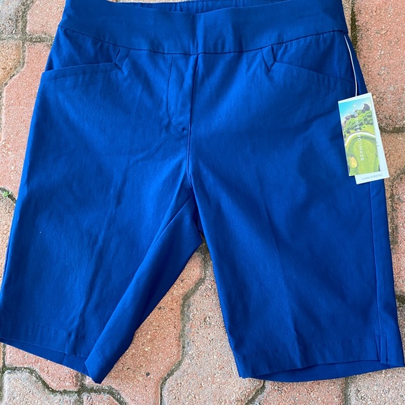 Bermuda Sands Pilar Navy Tide Stretch Shor… - Picture 2 of 6